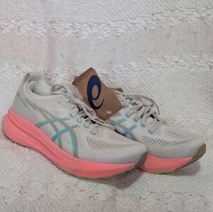 ASICS Gel Kayano 31 Women's Sneakers Shoes Birch Energy Aqua Tan Pink Sz 8 BNWT